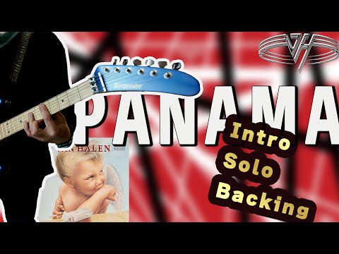 PANAMAの弾き方【TAB】VAN HALEN 【cover】Solo,Intro,Backing,RegularTuning