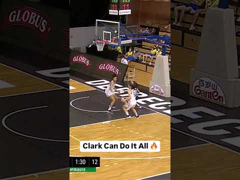 There's nothing Caitlin Clark can't do on the court 😤