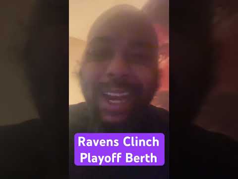 Ravens win and clinch a playoff berth #nfl #nflplayoffs #ravens