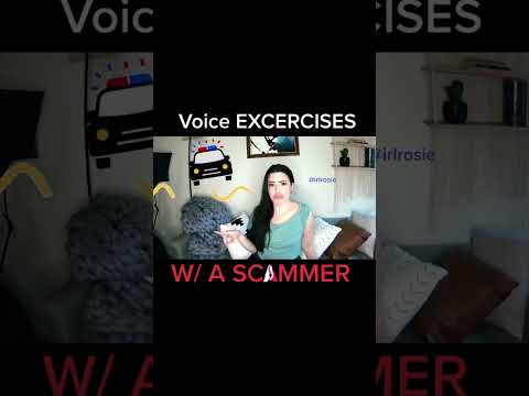 Voice Exercises with a SCAMMER LMAO #irlrosie