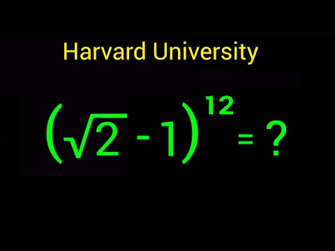 Harvard University Admission Entrance Interview Tricks | Radical Algebra Aptitude Test