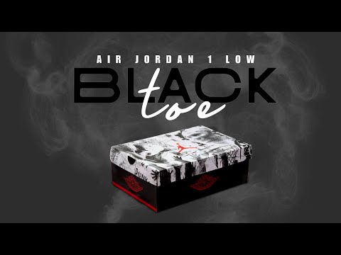 NEW LOOK BLACK TOE 2025 Air Jordan 1 Low DETAILED LOOK