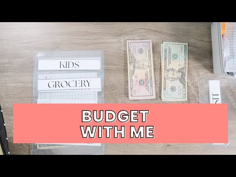 BUDGET WITH ME | Bi Weekly Paycheck | How to Start a budget | Cash Envelope Stuffing