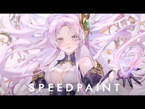 m e g a m i //  Photoshop SpeedPaint【厚塗りイラストメイキング】