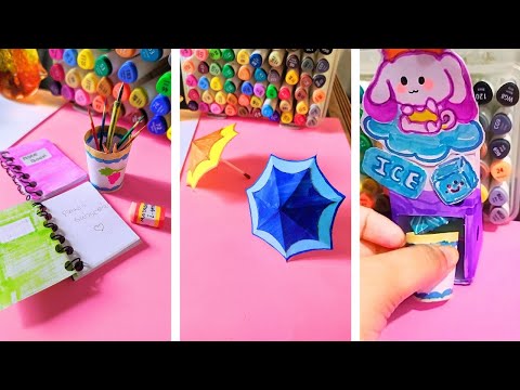 DIY school project |How to make| Easy craft idea |school supplies | sajia art and learning | craft