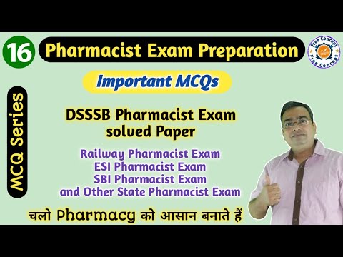 Pharmacist Exam Preparation | GPAT Exam Preparation | Important MCQs with Solution | Pharmacy Exam