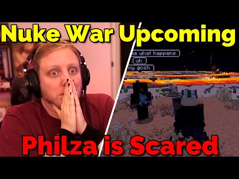 Philza is TERRIFIED from Aypierre NEW NUKE on QSMP Minecraft