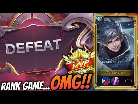 WHY RANK GAME IS HARD NOWADAYS - YAO GAMEPLAY - HONOR OF KINGS