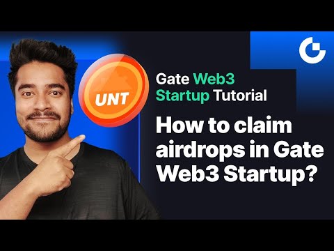 Gate Web3 Startup Tutorial: How to claim airdrops in Gate Web3 Startup?