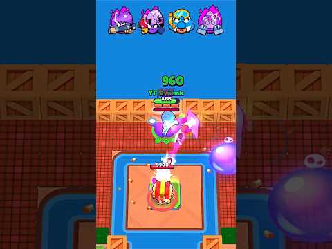 Who Can Escape Hypercharge Jessie's Turret ? #brawlstars #shorts