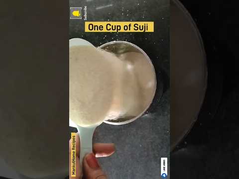 Instant Breakfast Recipe | Suji ka nashta #trending #food #viralshorts