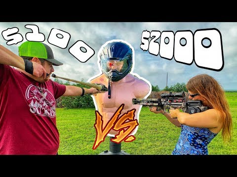 Slingshot VS Crossbow Put to the Test!