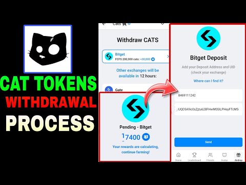 How To Withdraw Cat Tokens On Bitget | Cat Token Deposit Address And UID | Cats Deposit Full Process