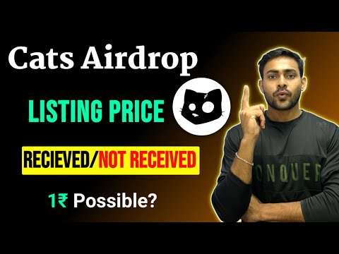 Cats Airdrop Listing Price || Cats Airdrop Withdrawal || Cats Token Not Recieved || Cats Price $CATS