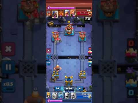 Justz4bun clash royale archer queen 👸  lvl 14 vs lvl 13