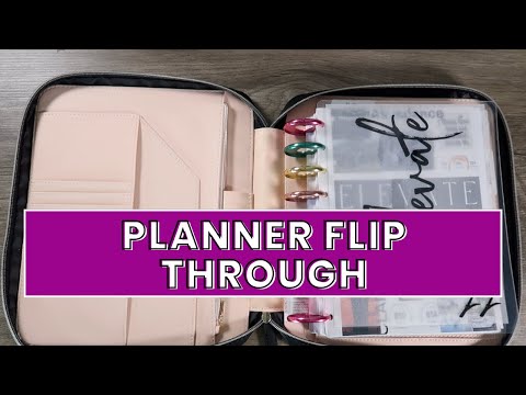 PLANNER FLIP THROUGH | How To Stay Organized