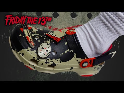 Killer Comfort: Jason Friday the 13th Crocs Unleashed! On Foot Review & Unboxing