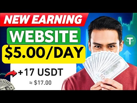 1 Day = $5.00 💰💰 New Earning SITE | Automatic withdrawal || Your Crypto INVESTOR