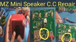 mini speaker mz repairing charging connector replacement || MZ mini speaker repair || M406SP speaker