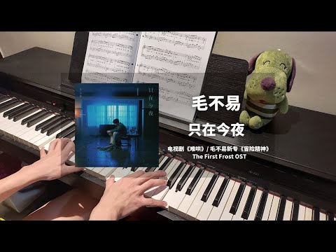 毛不易 - 只在今夜 钢琴抒情版【难哄 The First Frost OST】& 《冒险精神》第4张专辑 Piano Cover | 钢琴谱 Piano Sheet