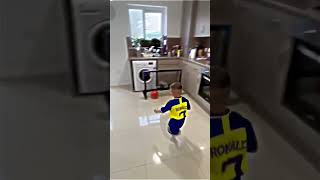 Ronaldo's kid Fan 🤩❤️ #shorts #cr7 #siuuuuu #kidfan