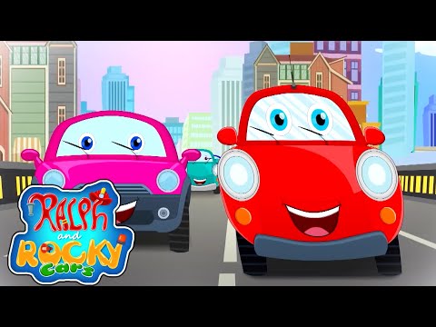 Car Song | Nursery Rhymes and Songs For Kids with Ralph and Rocky | Car Cartoons