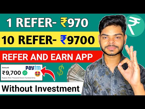 1 Refer ₹900 | Refer And Earn App | Best Refer And Earn Apps | Refer and Earn App 2024 Without KYC