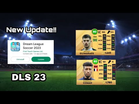 DLS 23 NEW UPDATE!! |V.10.20|DLS 23 new update player's rating 🔥|