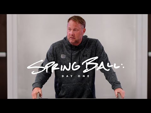 Auburn Football - First Day of Spring Practice