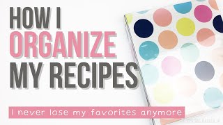 DIY RECIPE BOOK | Keep Recipes Organized in a Recipe Binder | Recipe Book Ideas