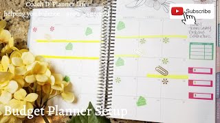 Budget Plan with Me| Erin Condren LifePlanner Setup for Family Budgeting