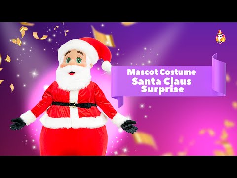 Santa Claus Surprise Mascot Costume