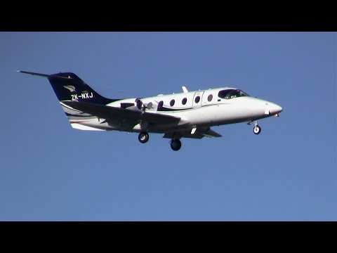 Hawker Beechcraft 400XP ► Landing ✈ Auckland Airport