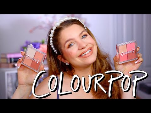 COLOURPOP Sweet Cheeks Cheek Palettes Review + Application