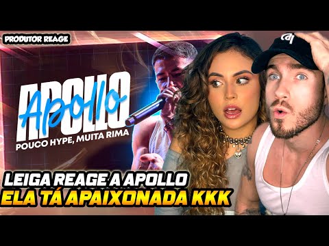 (ELA TÁ IMPRESSIONADA) LEIGA REAGE POUCO HYPE, MUITA RIMA - Apollo MC 🚀 (REACT)