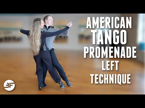 American Tango Promenade Left Technique