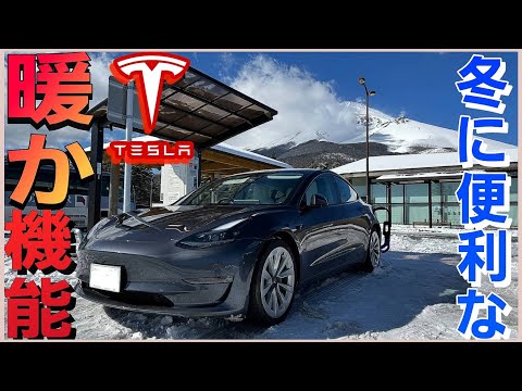 冬に便利なテスラのあったか機能|Teslaの生態