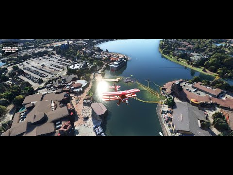 Microsoft Flight Simulator WORLD UPDATE X | Disney resort – Kissimmee flight | 4K/60FPS/HDR