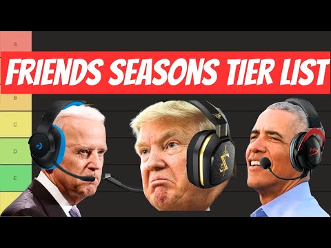 Trump, Biden and Obama Make a Friends Seasons Tier List