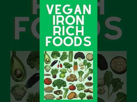 VEGAN IRON RICH FOODS #ytshorts #babyfood #youtubeshorts