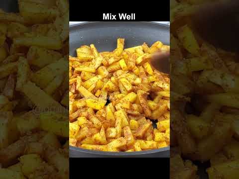 Bachelors Potato Fry #ytshort #viral #lunchboxrecepies #potatorecipe