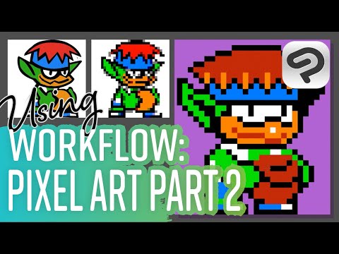 How to make custom pixel art tools in Clip Studio Paint | Dadotronic