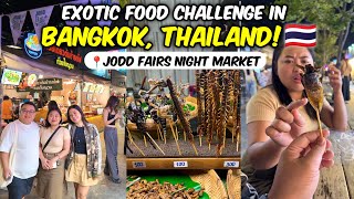 Eating Exotic Food in Bangkok! Let's go to Jodd Fairs Night Market! 🇹🇭 | JM Banquicio