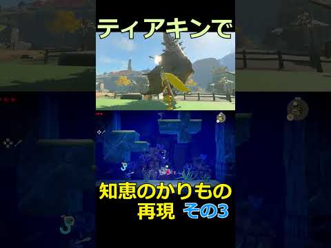 知恵のかりものをティアキンで再現したかった その3#ゼルダの伝説 #zelda #ゼルダの伝説ブレスオブワイルド #ゼルダの伝説ティアーズオブザキングダム