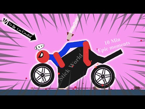 10 Min Best falls | Stickman Dismounting funny and epic moments | Like a boss compilation #684