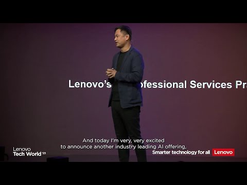 Lenovo Tech World 2023: Ken Wong on AI Solutions for All