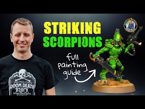 How to Paint your Warhammer 40,000 Aeldari Striking Scorpions! | Duncan Rhodes