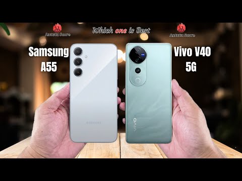 Samsung A55 vs Vivo V40  Full comparison ⚡Which one is Best