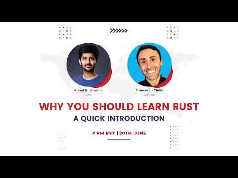 Why you should learn Rust in 2024 with @francescociulla