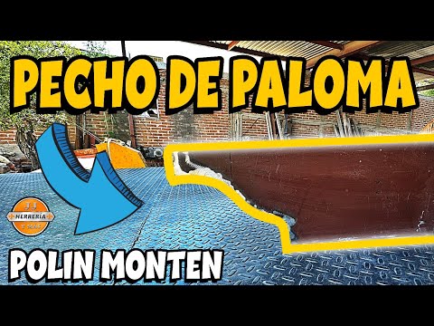 COMO HACER PECHO DE PALOMA EN HERRERIA || POLIN MONTEN || IDEAS DE HERRERIA